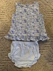 NEW! Stitchy Fish Two Piece Girls Set Floral 24 Months Blue — photo 1