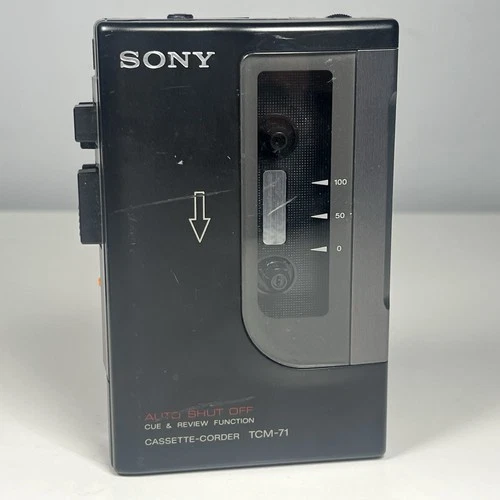 Vintage Sony TCM-71 Cassette Recorder For Parts.
