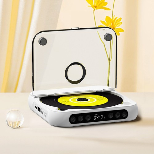 Wireless CD Player with LCD Display and 2000mAh Battery for Music Lovers - Afbeelding 3 van 16