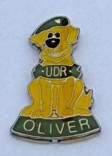 OLIVER DOG UDR ULSTER DEFENCE REGIMENT POLICE REMEMBRANCE VETERAN RIR pin badge