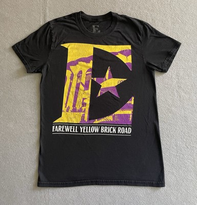 Elton John Farewell Yellow Brick Road Tour T-Shirt Small The Forum 2019 Black