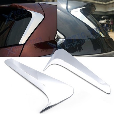 For Toyota Highlander 2014-2019 ABS Chrome Window Side Spoiler Wing Overlay Trim