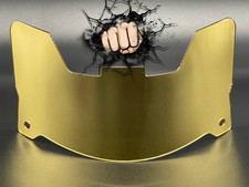 Visiera casco full size (solo display) replica/speed/flex compatibile oro chiaro