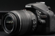 Only 2% cuts!! Nikon D5200 DSLR Camera Body with Lens Black 11344
