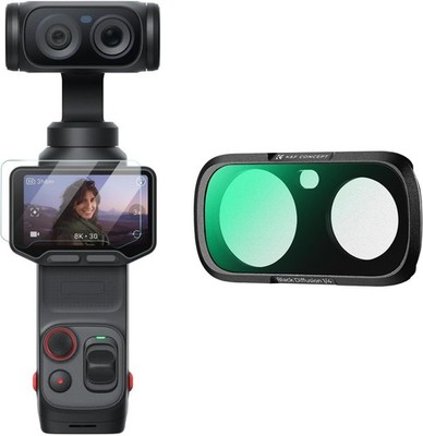 K&F CONCEPT ND CPL UV 1/4 Black Diffusion Filter Kit for Insta360 Luna Ultra