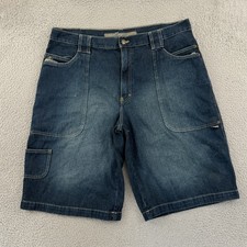 Vintage Enyce Jean Shorts Men 40 Denim Jorts Wide Leg Baggy Skate Y2K Grunge 13  