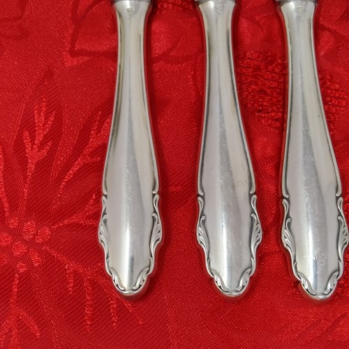 6X DK WMF 2200 Germany Dinner Knives Friodur Scroll Silverplate Flatware 10" - Picture 5 of 13