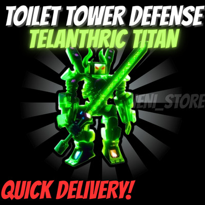  TELANTHRIC TITAN TOILET TOWER DEFENSE - TTD UNIT - ULTIMATE!  