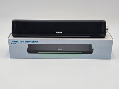 BLUDEE SK010 Computer Soundbar USB Powered Speaker w RGB Light Open Box Tested