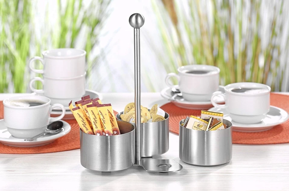 Esmeyer Snack and dip Set Boston of Stainless Steel, Silver, 17 x 17 x 24 cm - Image 2 of 4