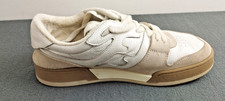 Scarpe da ginnastica basse Fendi Match bianche UK 9 pulite usate con borsa/scatola R.R.P £750