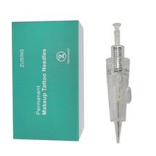10PCS Permanent Makeup Tattoo Needles 1R Tattoo Machine Cartridge Needles for...