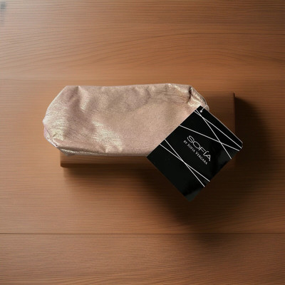 Sophia Vergara Dusty Rose Cosmetic Bag