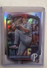 2025 Bowman Draft - Chrome Cody Bowker #BDC-140 Refractor (RC)