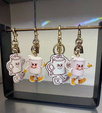 NEW COACH Cafe Exclusive Keyring/Keychain 2 Types Leather / Ceramic Tracking