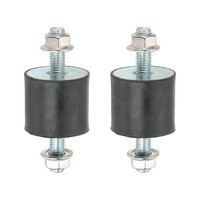 M10-40X30Mm FüR Gummi-Isolatorhalter Vibrationsbolzen StoßDäMpfer,2X80Mm