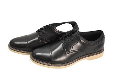 Alfani Black Cap-Toe Derby Lace-Up Dress Shoe Alfani Black Leather Cap Toe Oxfords Lace Dress Shoes Men main image 2