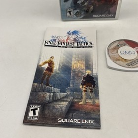 Final Fantasy Tactics: War of the Lions - PlayStation Portable (Psp)!
