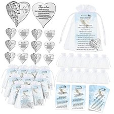 Sets Funeral Favors for a Memorial Service Memorial Angel Sign Coins Set 60