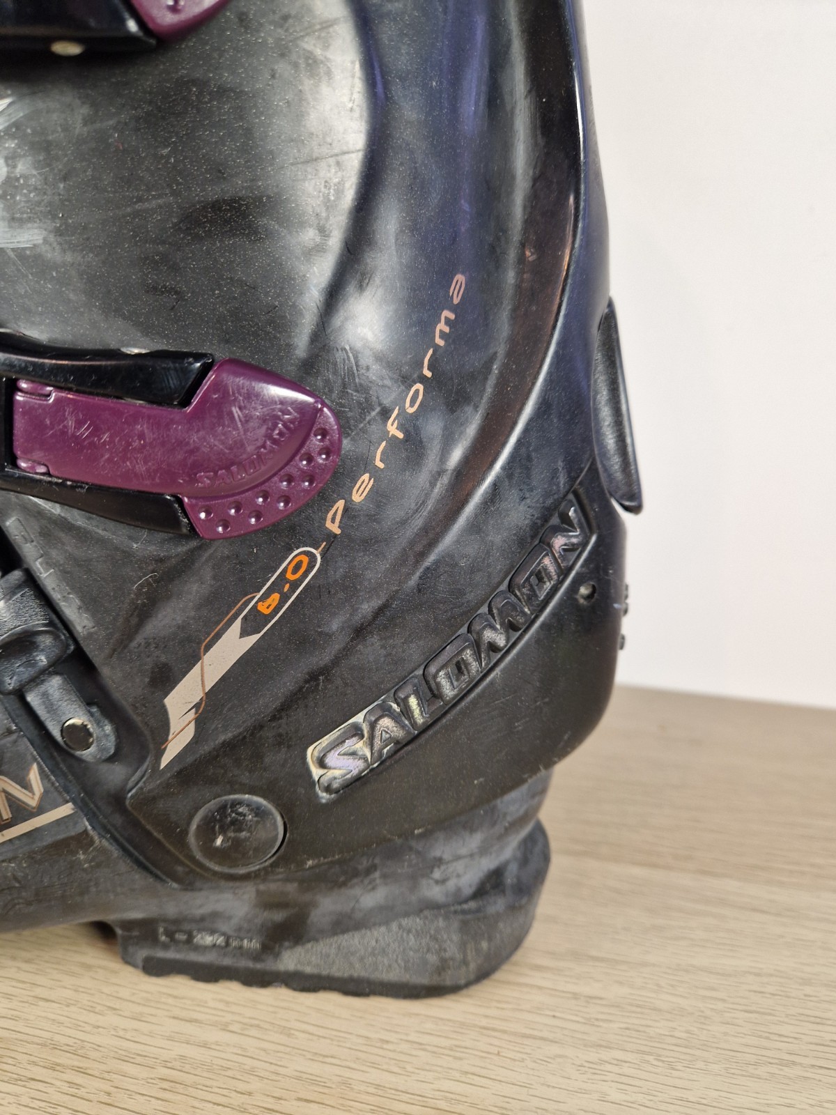 Scarponi da sci Salomon Evolution 6.0 Performa neve nero oro rosso UK 11 292 mm 29 29 5