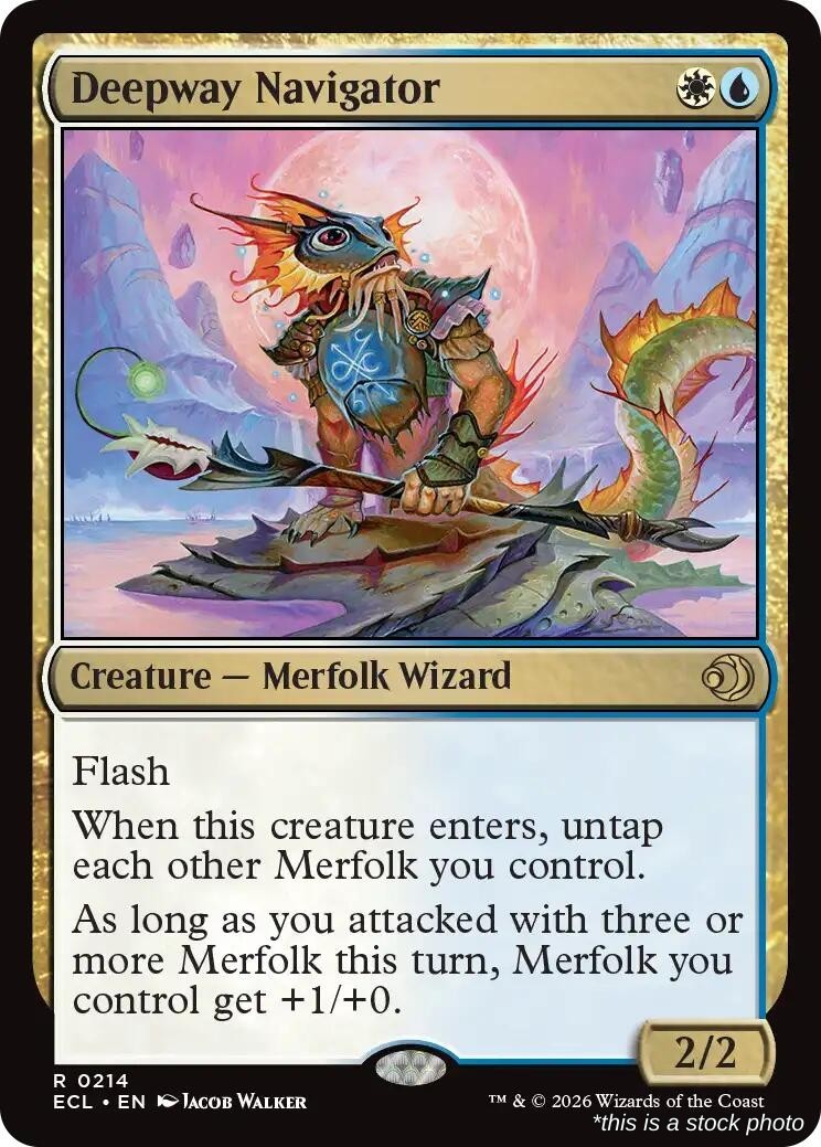 Deepway Navigator (ECL 214), Normal, Lorwyn Eclipsed, MTG