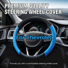 For Chevrolet Premium Speed Grip Car Suv Truck Steering Wheel Cover Leather