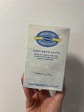 Dr. Scholls Foot Bath Salts Pedicure Essentials 3 Packets Sea Salt Minerals 1998