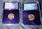 1958-D Lincoln Wheat Cent - NGC MS65 RD - Lot of 2 - TraderBea