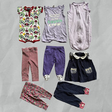 Girls Clothes 6 Months 30 Piece Bundle Mix Brand Lot