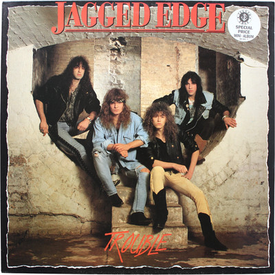 Jagged Edge Trouble ''EX'' 841 983 1 Vinyl LP Rock 1990 Schallplatte