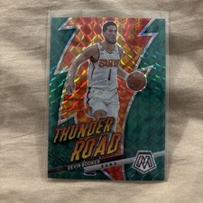 2022-23 Panini Mosaic - Thunder Road Devin Booker #2 Green Mosaic Prizm