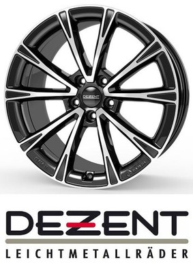 4x Dezent AR 7,5x19 5/112,0 ET53 Black/poliertshed