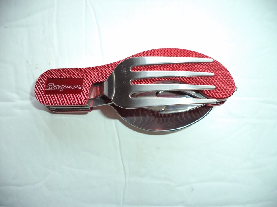 Snap On Tools Camping Utensils Tool Knife Fork Spoon Bottle Opener