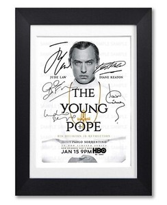 The Young Pope Cast Signed Poster Show Series Season Print Photo Autograph Gift Ebay