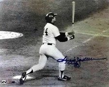 Reggie Jackson Autographed Signed 3.5x5 Photo ( HOF Yankees ) REPRINT