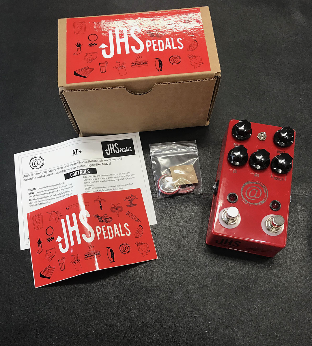 JHS The AT+ Overdrive Distortion pedal Andy Timmons | eBay
