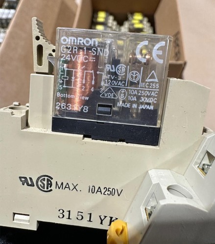 165x Pack Lot Omron P2RF-05-E General Purpose Socket w/ 24V DC G2R-1-SND Relay - Picture 10 of 15