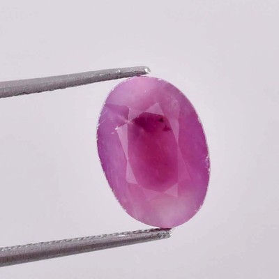 AAA+ 4.50 Karat Selten 100% Natürlich Rosa Burma Oval Schnitt Locker Edelstein