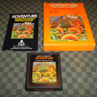TBE : ADVENTURE Atari 2600 Boite + notice édition NTSC complet