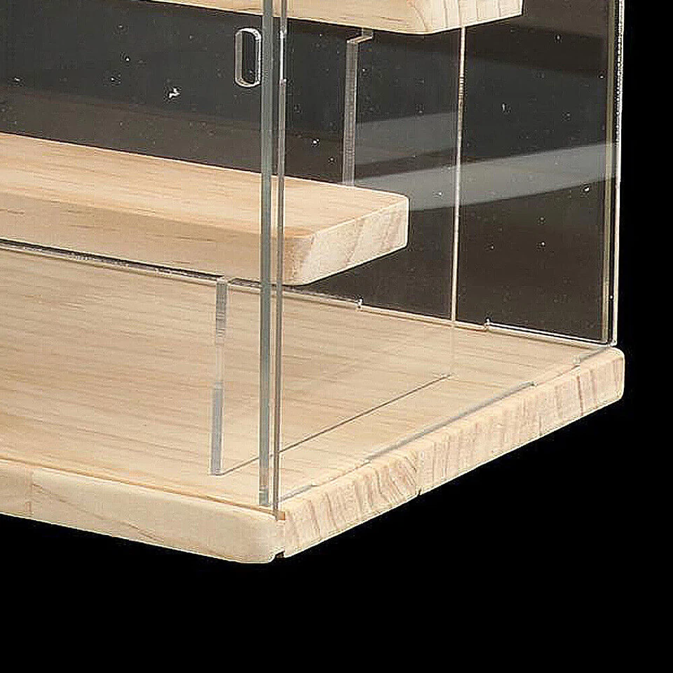 Clear Acrylic Display Case Countertop Box Organizer Stand Dustproof Showcase USA - Image 3 of 4