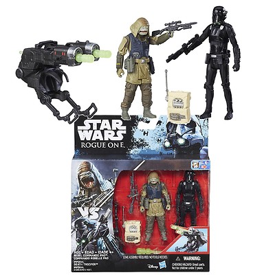Star Wars Rogue One Imperial Death Trooper Rebel Commando Pao Deluxe  2-Pack