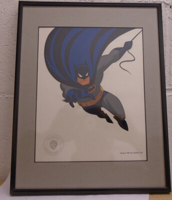 Batman The Animated Series Promo Special Edition Sericel Warner Bros BTAS Framed