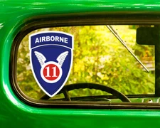 2 11th AIRBORNE DIVISION US ARMY DECALs Sticker Bogo For Car Bumper Window  