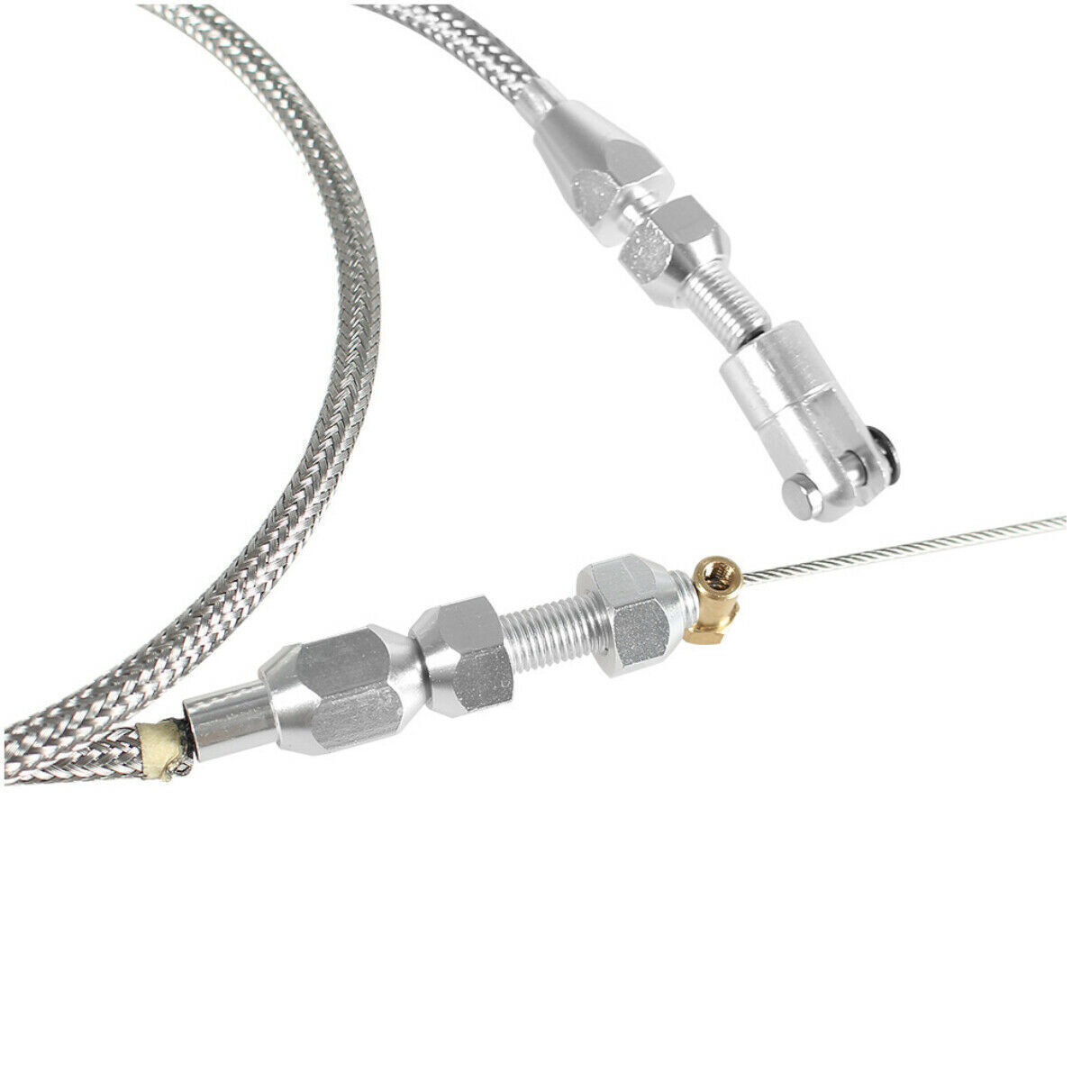 Lokar XTC-1000HT36 36-Inch Throttle Cable Kit - Black Stainless Steel Housing