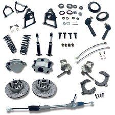 Mustang Ii 2 Front Suspension Kit Manual Rack Drop Spindle Street Rod Ford Chevy
