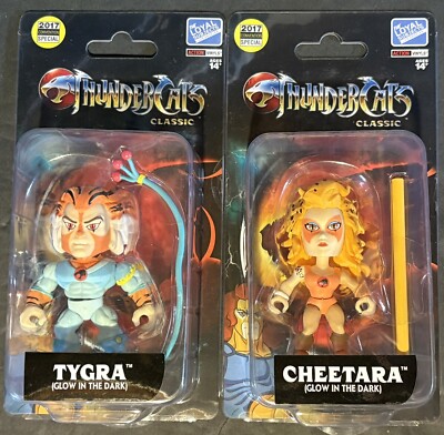 The Loyal Subjects Thundercats SDCC 2017 Exclusive Set Of 2 Glow In The Dark GID