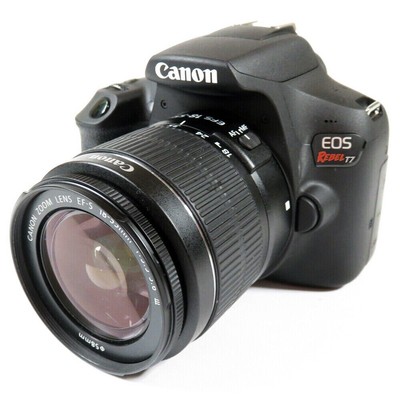 Canon EOS Rebel T7 DSLR Camera w/ EF-S 18-55mm f/3.5-5.6 III Lens 2727C003