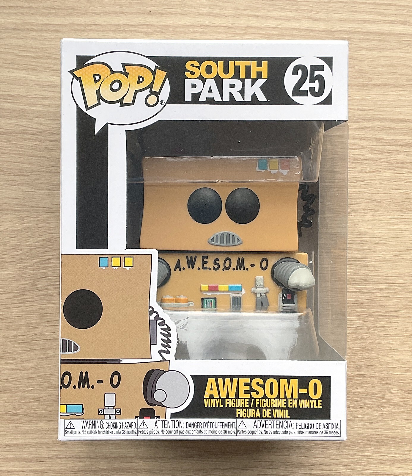 Funko Pop South Park Awesom-O #25 + Protector Gratis