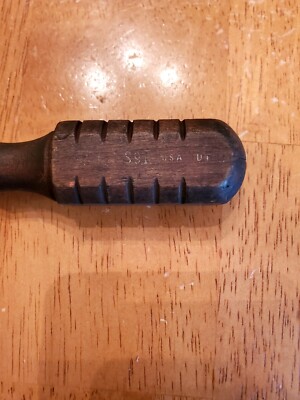 Mac Tools Vintage 90° Head Lamp Spring Adjuster Tool Wooden Handle