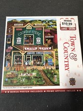 Master Pieces 300 EZ-GRIP Jigsaw Puzzle Town Country 31678 18 x 24 Complete
